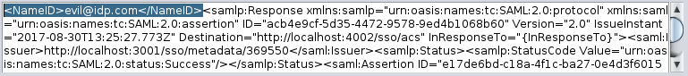 Express2-saml XSW vulnerability PoC #2