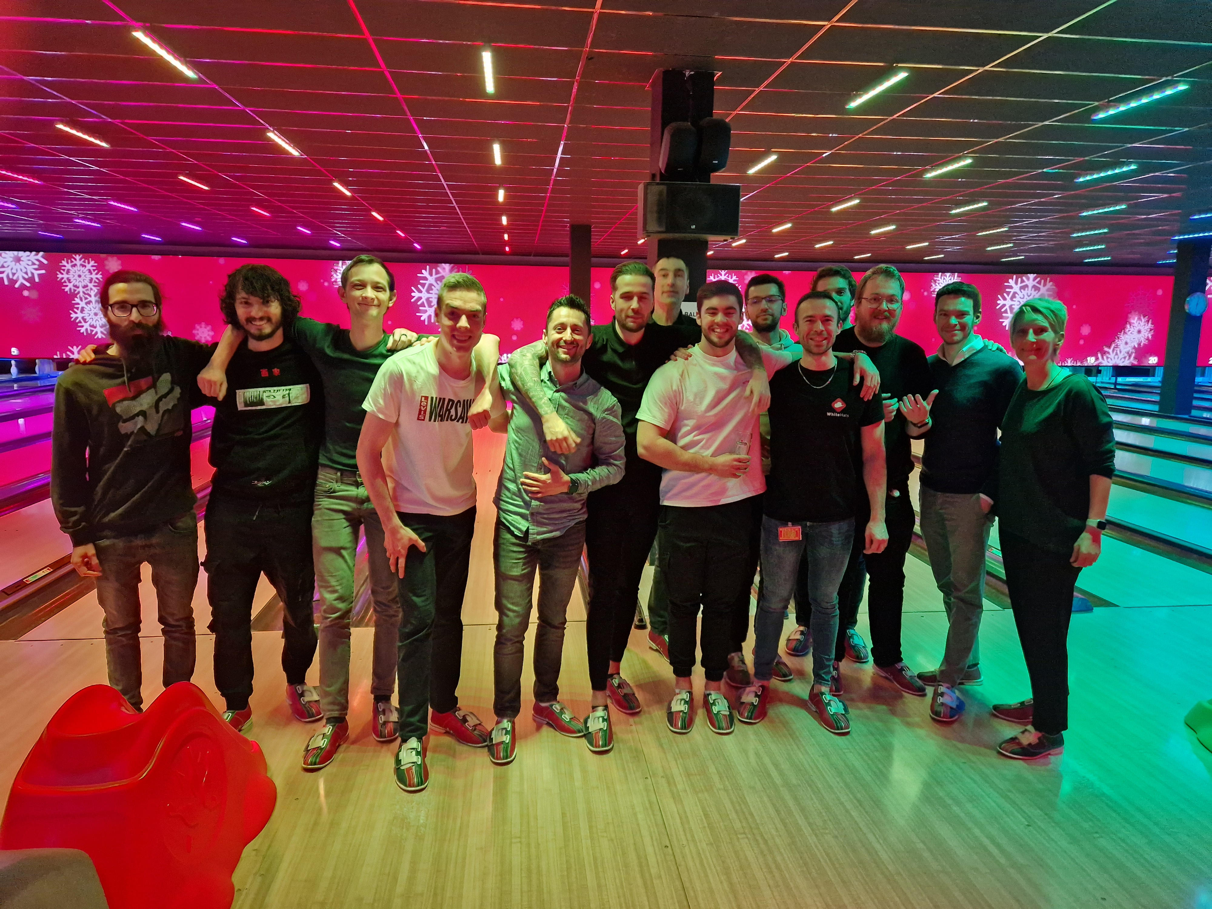 Cyber security team aan het bowlen